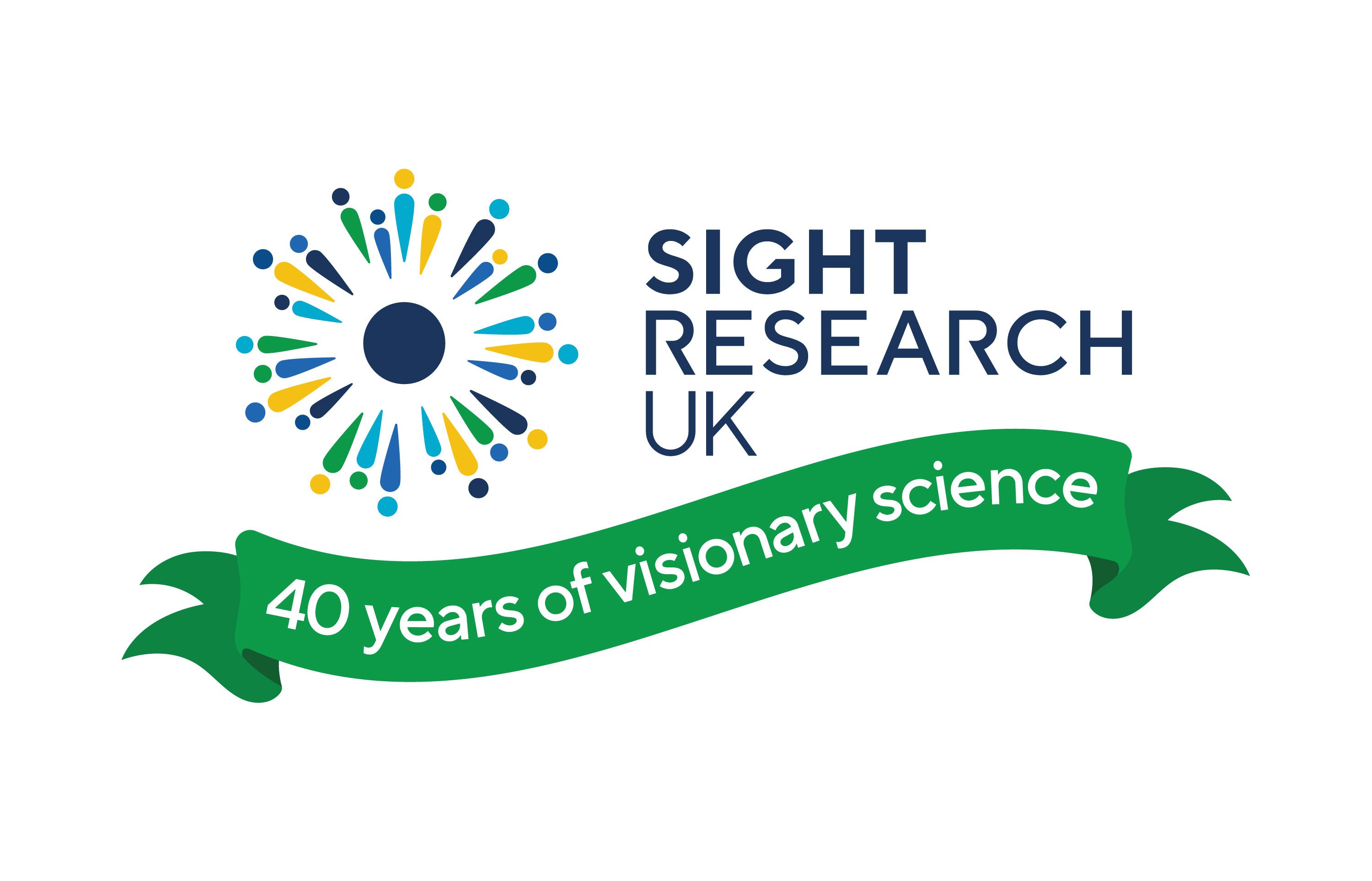 Sight Research UK 40 years of visionary science logo