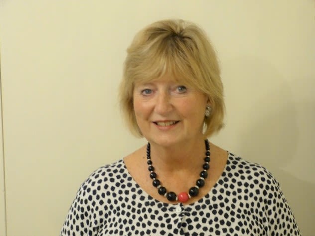 Headshot of Carol Mayo, Chair of Trustees - smiling directly at camera